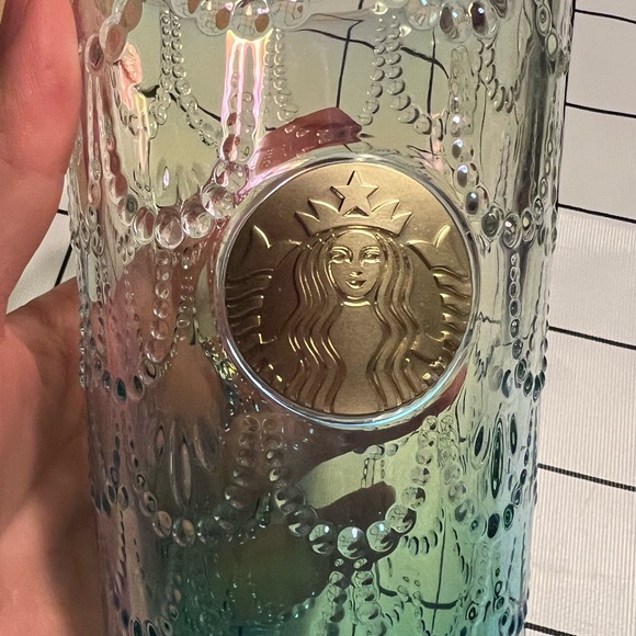 2x NIB Starbucks Mermaid Transparent Limited Edition Cups Set - Picture 5 of 15